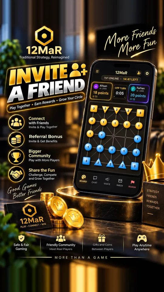 A match against a friend, with the board, chat, commentary and inbox controls along the bottom.